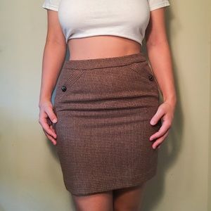 Banana Republic Lined Wool Skirt- Size 0